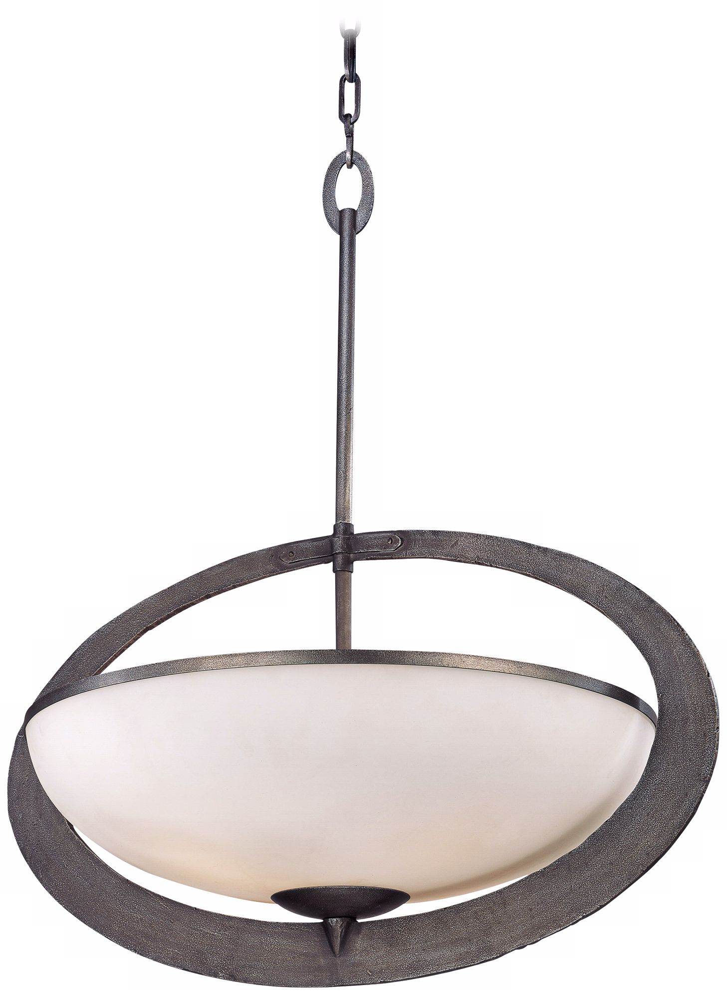 Wyland 28 1/2" Wide 4-Light Etched White Glass Pendant Light