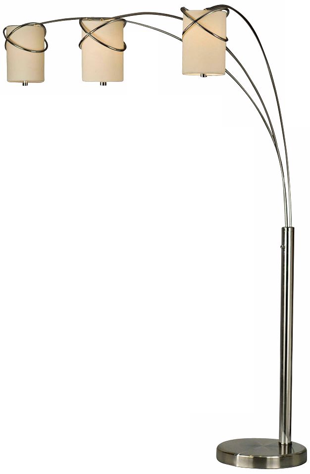 Nova Internal 3-Light Arc Floor Lamp