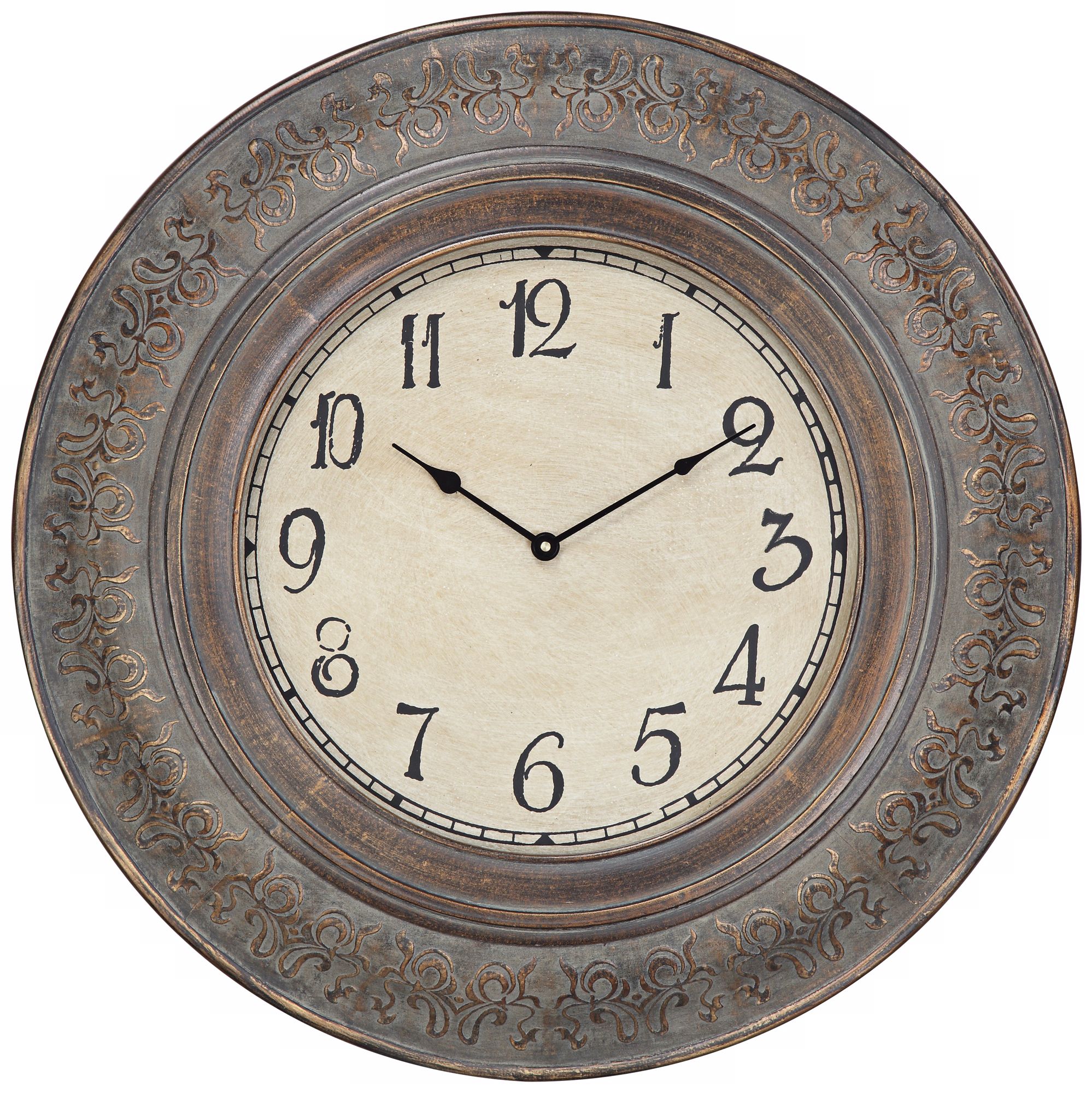Cooper Classics Melville 28" Wide Wall Clock