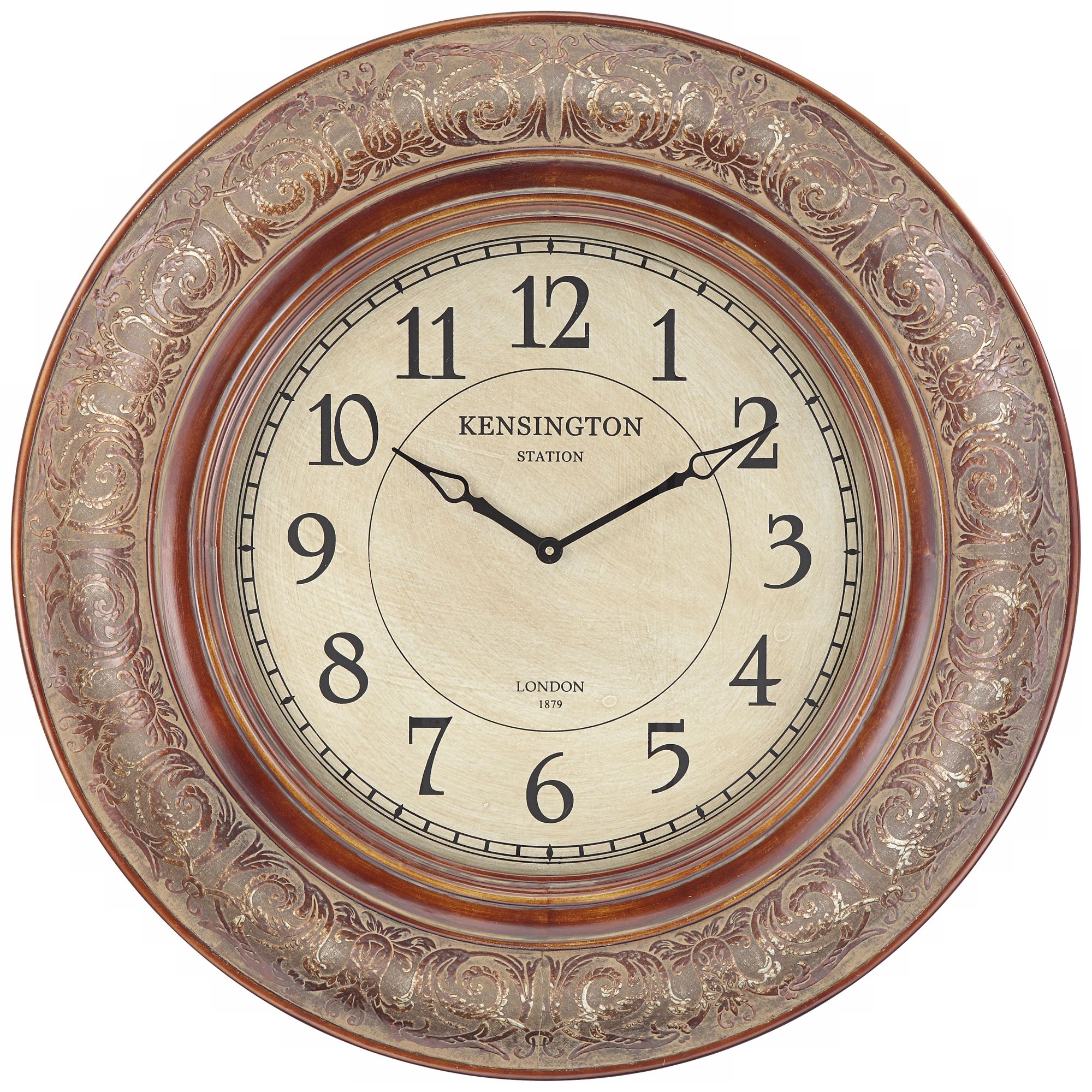 Cooper Classics Mackenzie 38" Wide Wall Clock