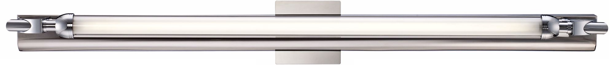 Contemporary Chrome 41 3/4" Wide Fluorescent Bath Light