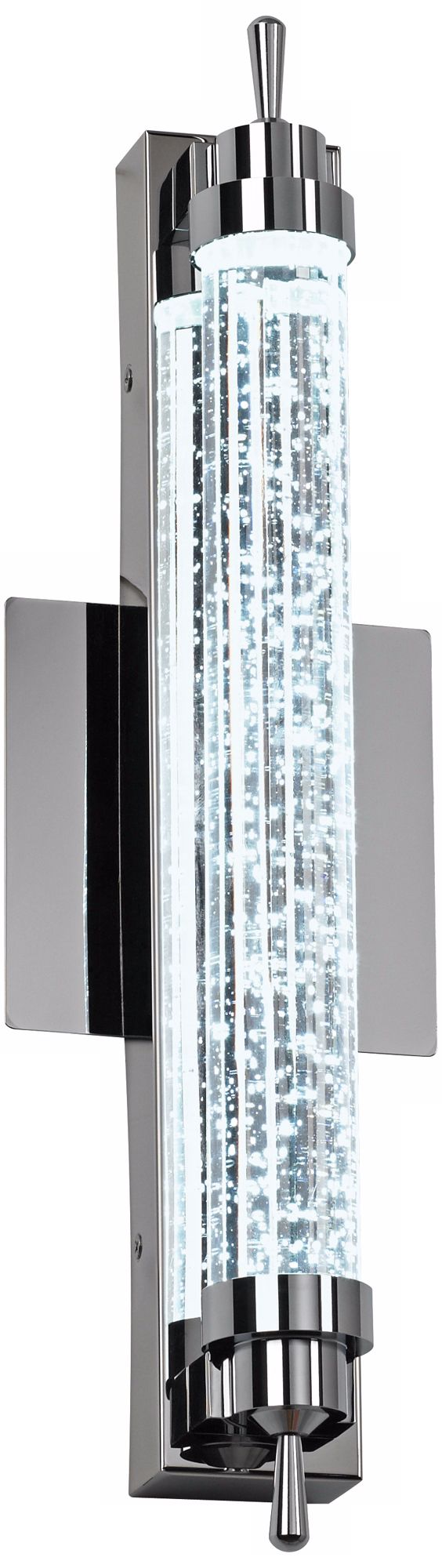Speckled Glass ADA Compliant 16 1/2" Wide LED Sconce