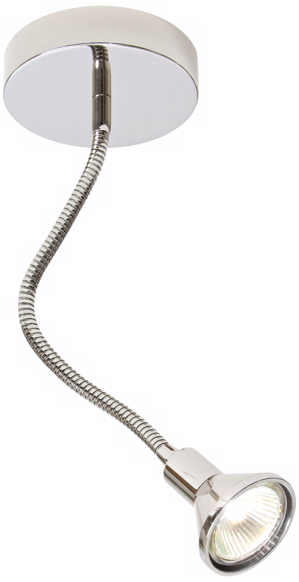 Lichtstar Chrome Gooseneck Spotlight Ceiling Fixture