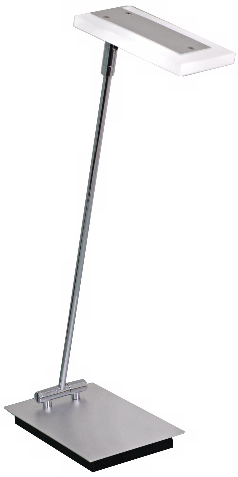Glacee LED Brushed Metal and Acrylic Desk Lamp