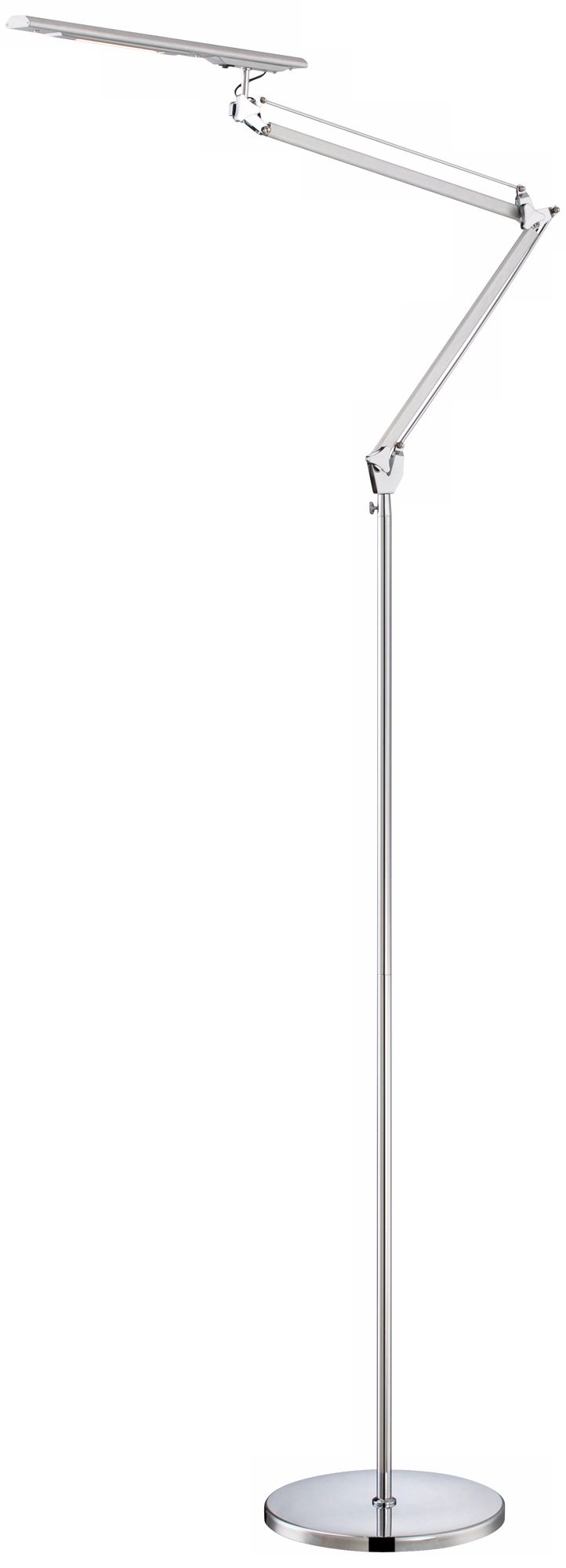 Neoteric Chrome Architect LED Floor Lamp