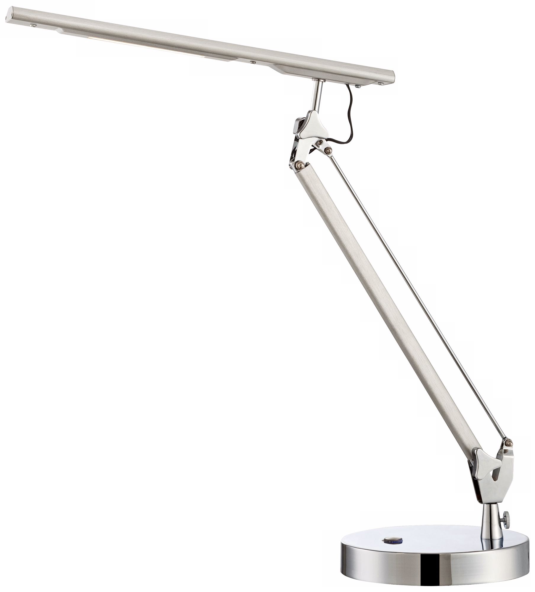 Neoteric Chrome Adjustable LED Desk Lamp