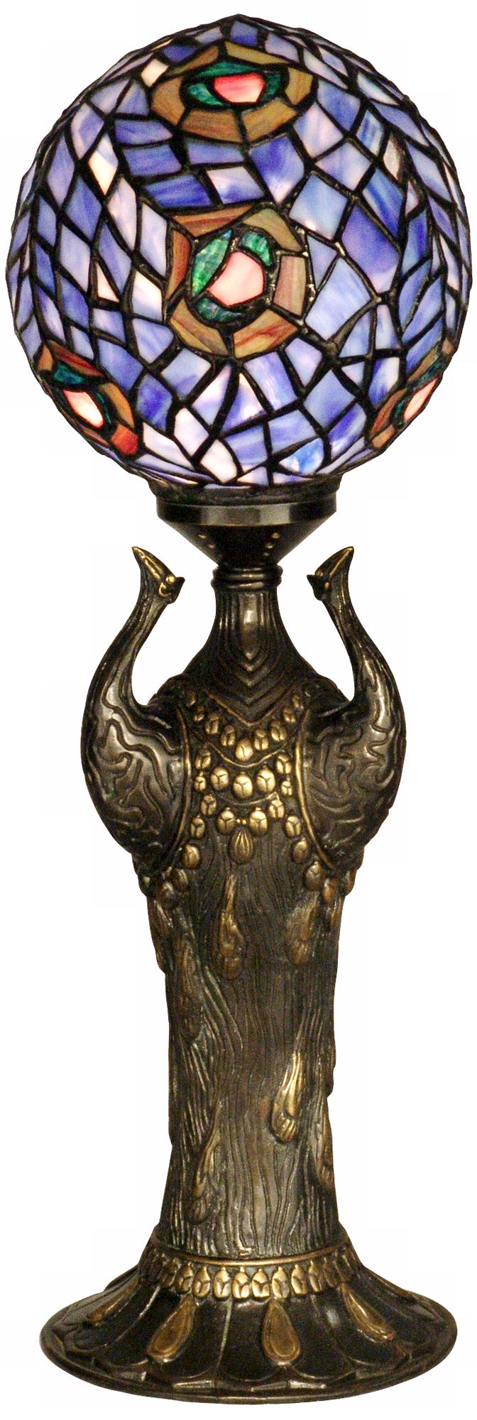 Globe Peacock Replica Dale Tiffany Table Lamp