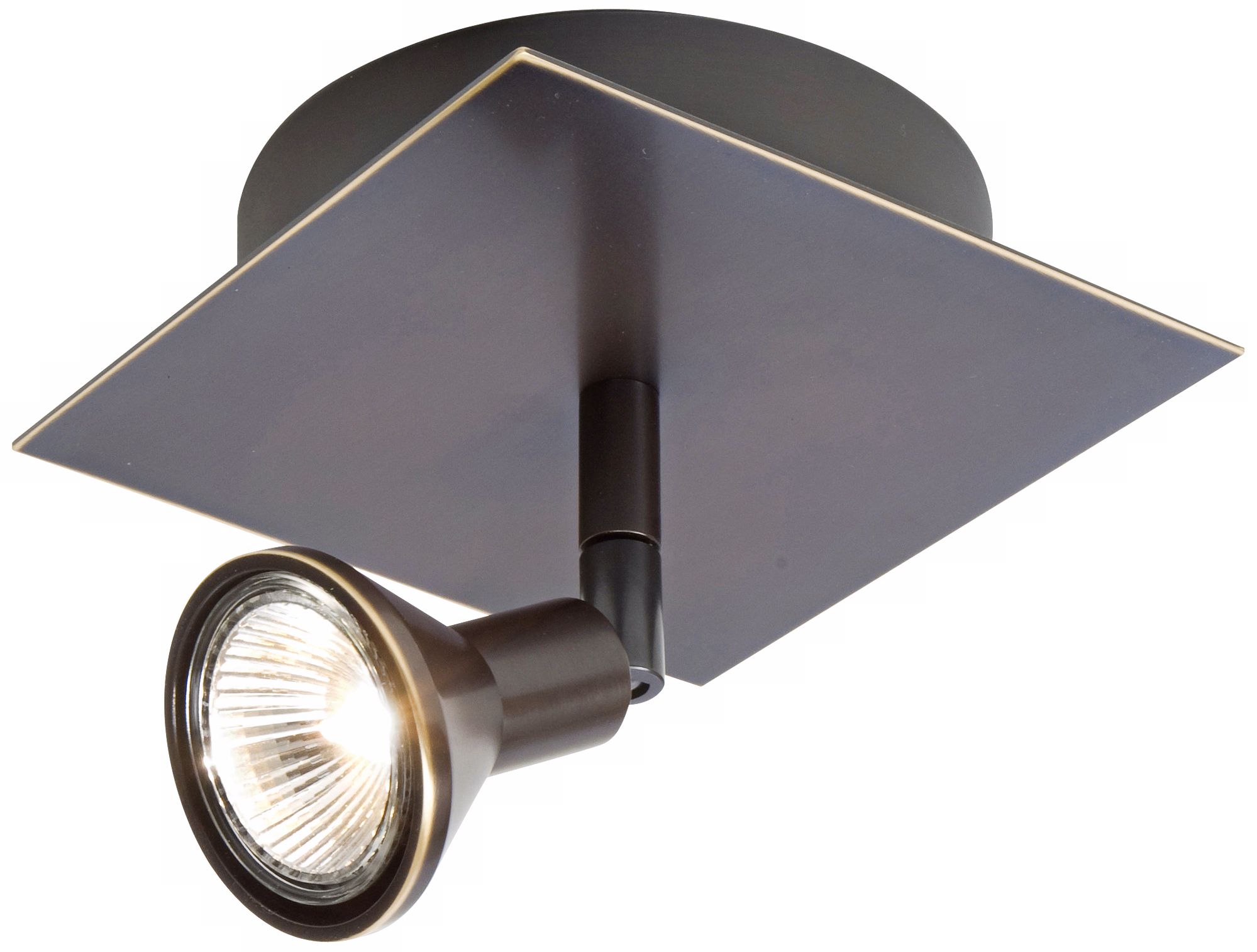 Lichtstar Old Bronze Square & Round Spotlight Ceiling Fixture