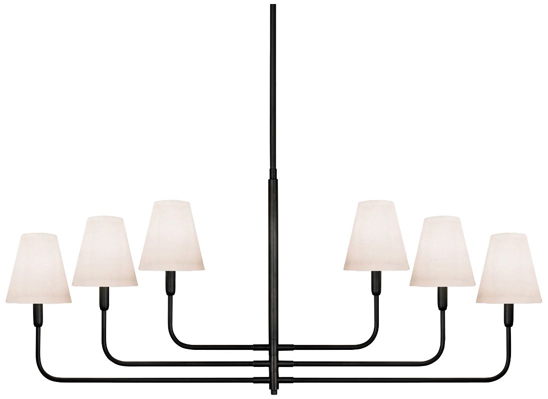 Sonnemann Tempo 54 1/2" Wide Rubbed Bronze Modern Chandelier