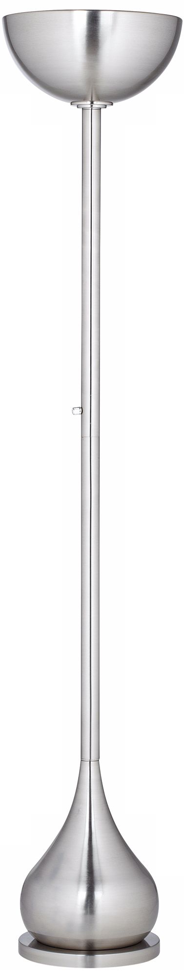 Possini Euro Teardrop Light Blaster™ Torchiere Floor Lamp