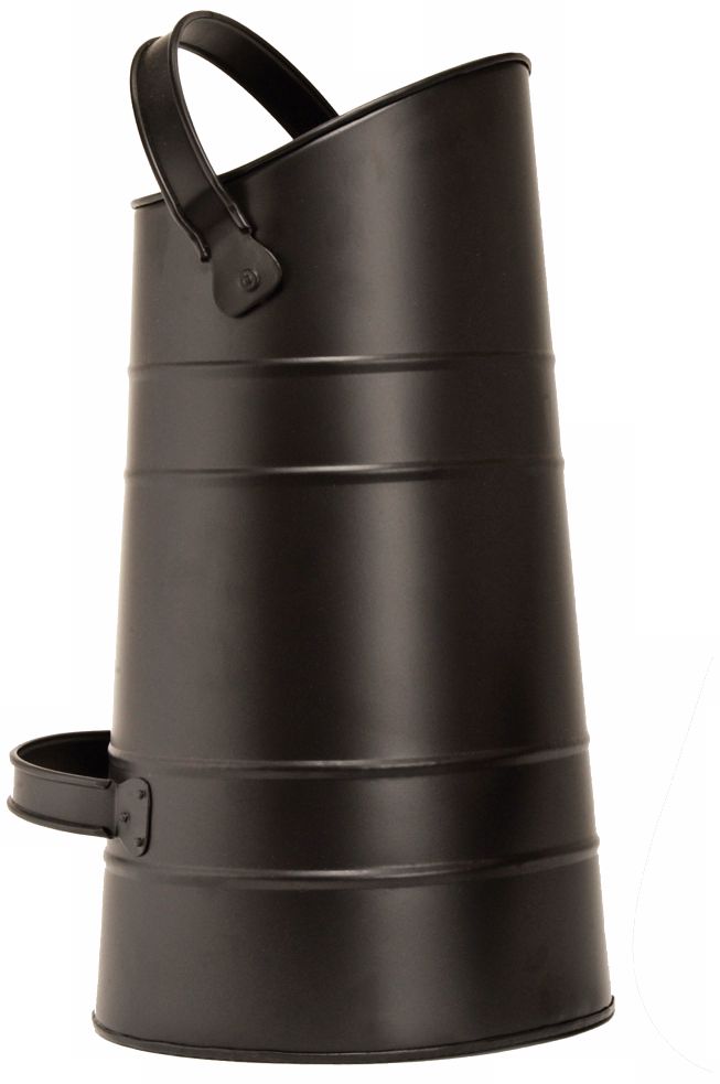 Black 11 1/2" Wide Pellet Scuttle