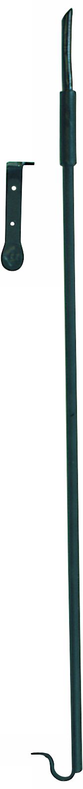 Black Wrought Iron Fire Poker