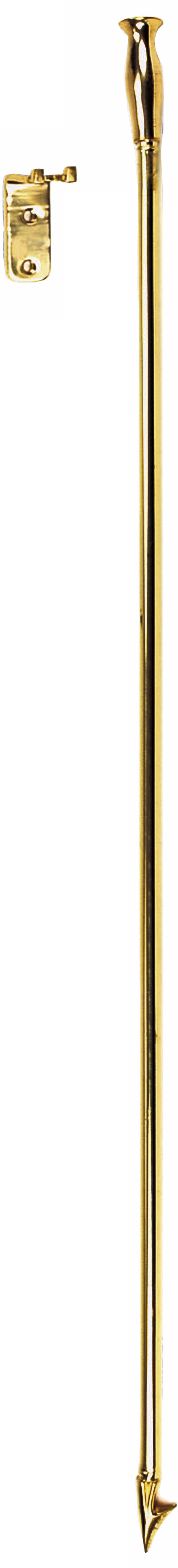 Solid Brass Fire Poker