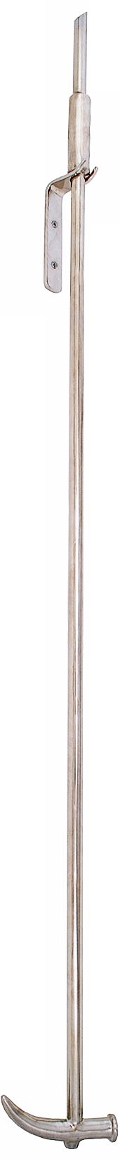 Nickel Plated Hammerhead Fireplace Blow Poke