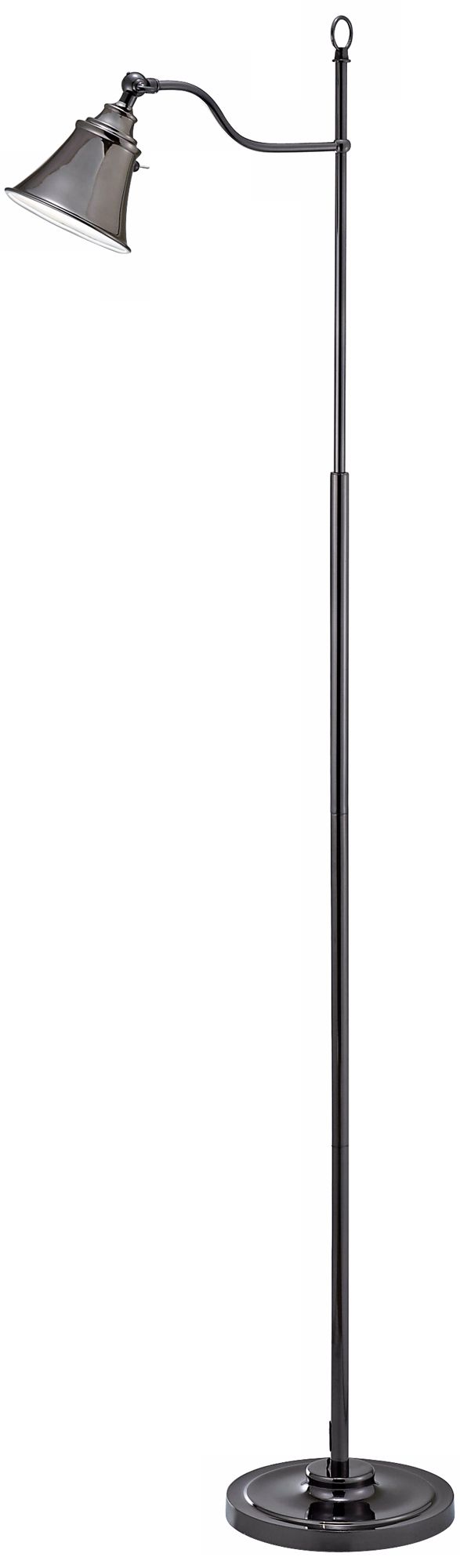 Revere Black Nickel LED Floor Lamp