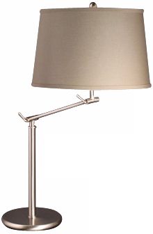 Seventh Avenue Satin Nickel Adjustable Piano Desk Lamp