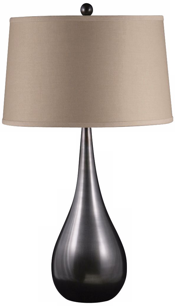 Dewdrop Oil-Rubbed Bronze Spun Metal Table lamp