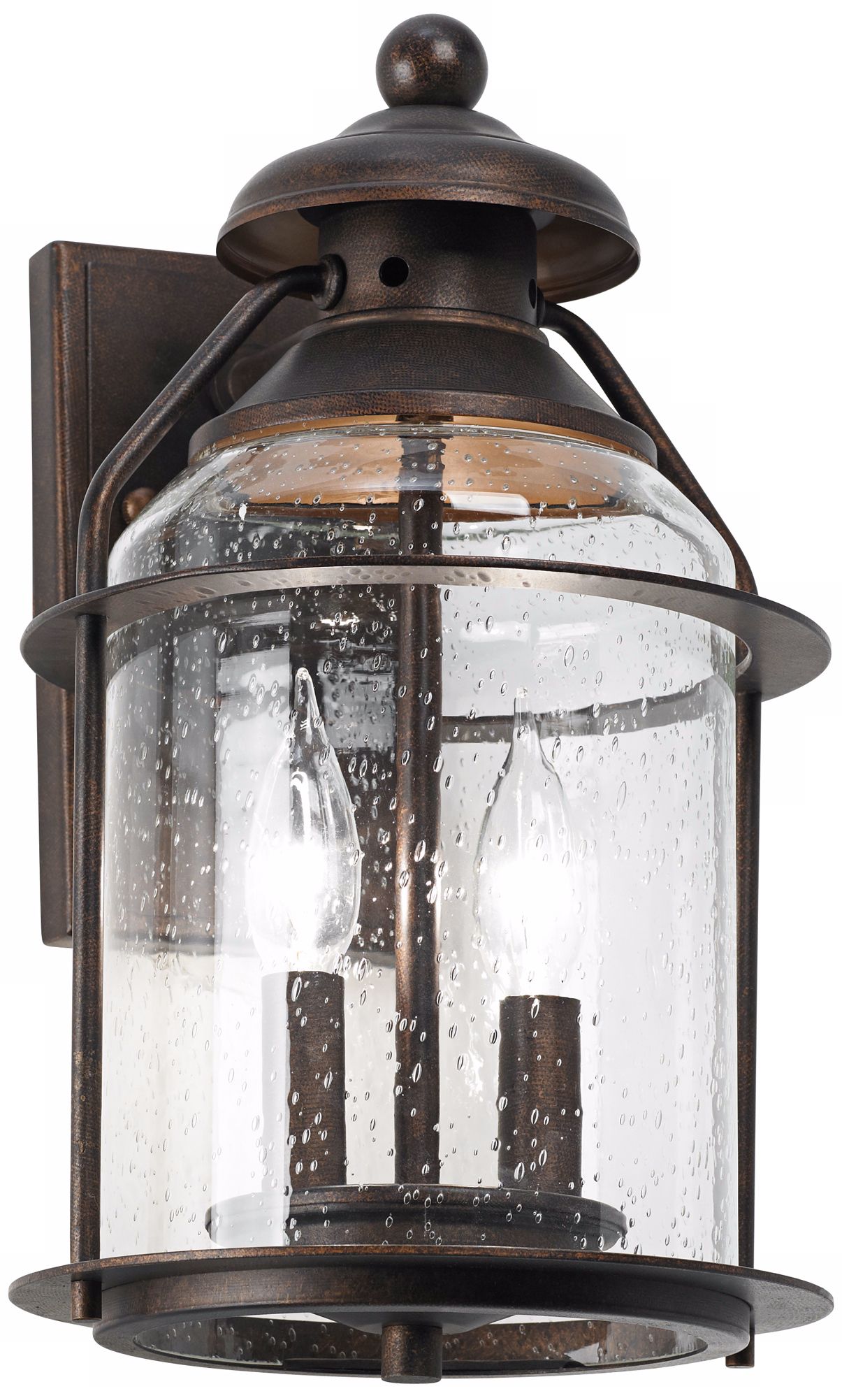 Industrial 14 1/2" High Bronze Outdoor Wall Light
