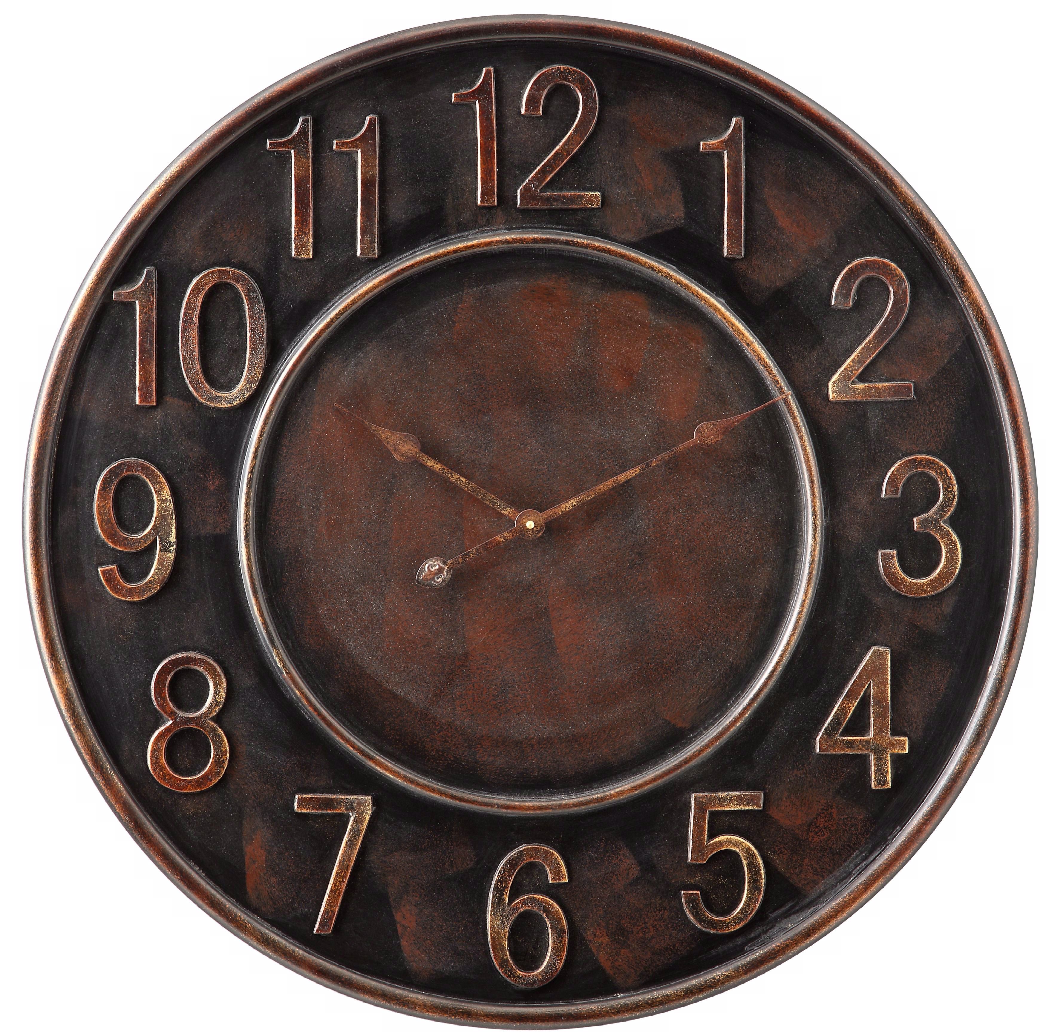 Cooper Classics Kirk 31 1/2" Wide Wall Clock