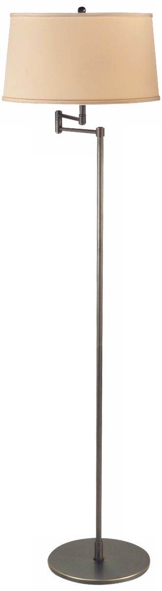 Geoffrey Mission Bronze Swing Arm Floor Lamp