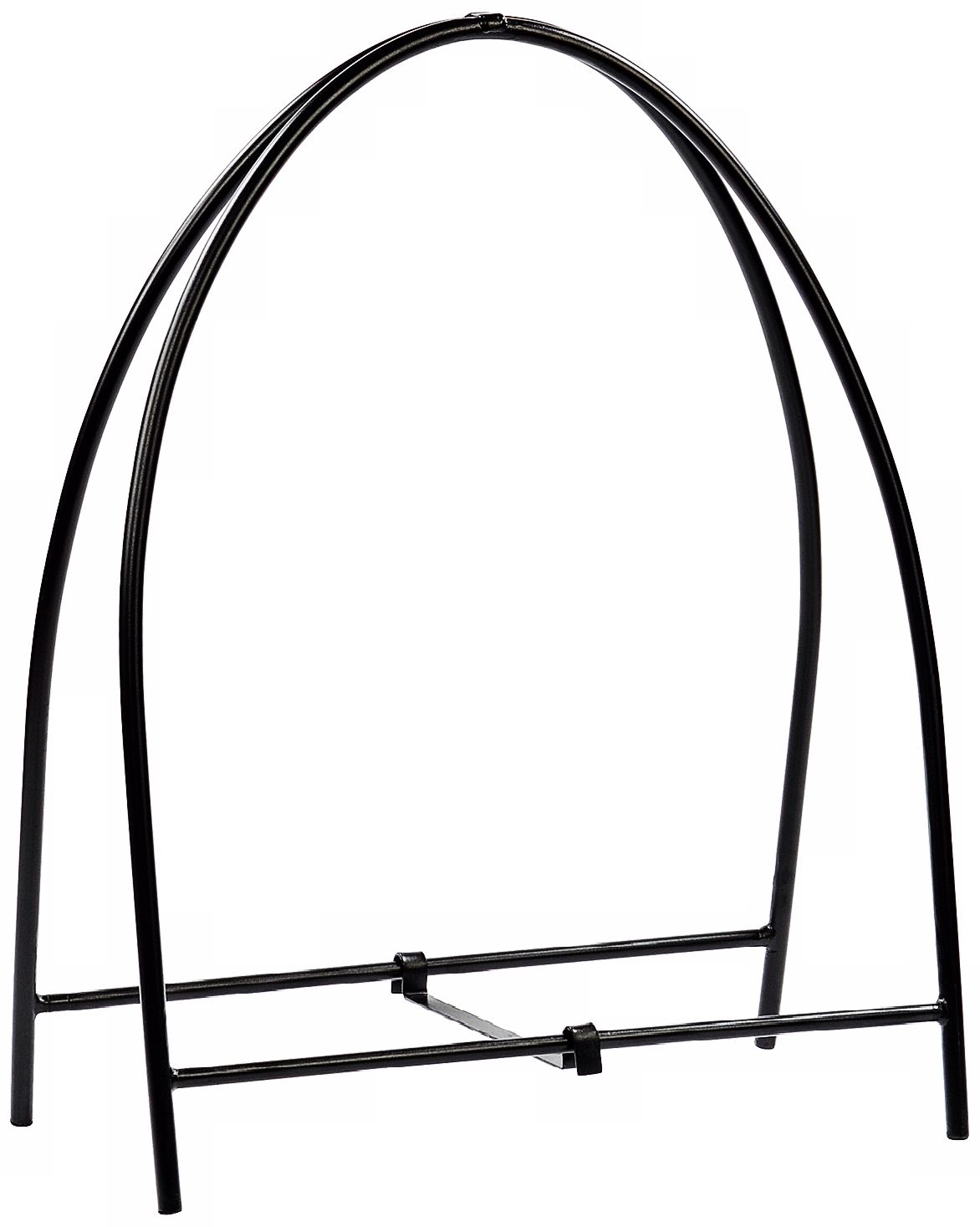 Arch Black 37" High Fireplace Log Holder