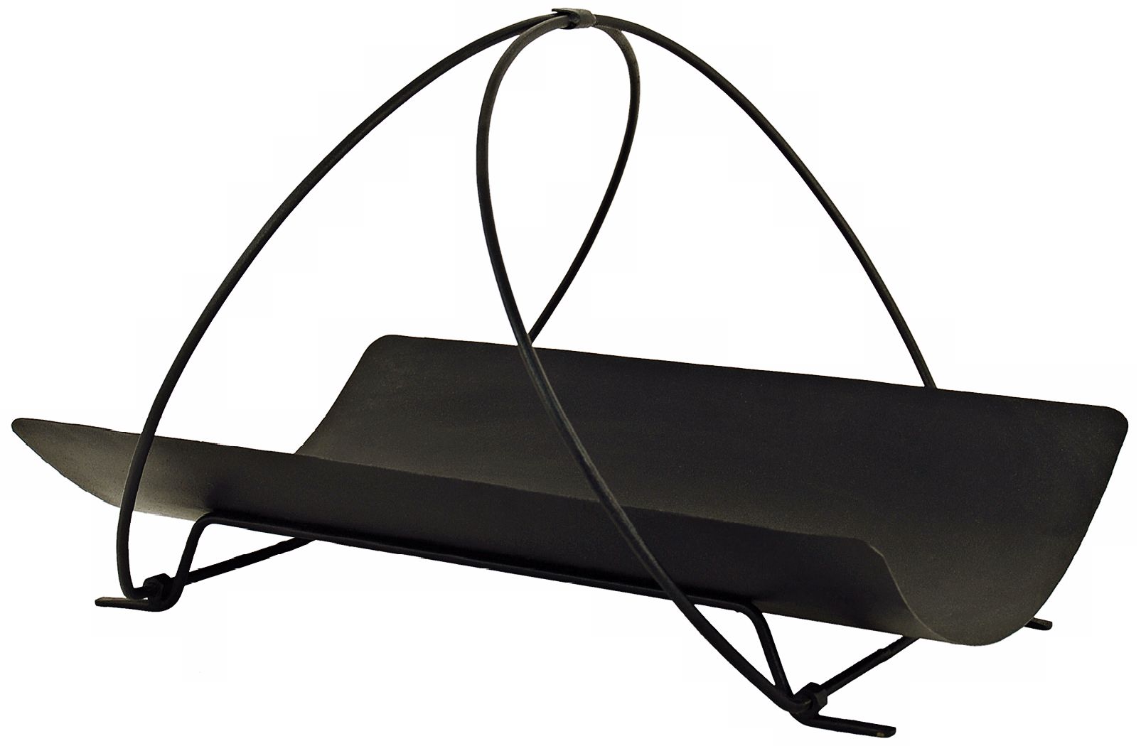 Petite Panier 20" Wide Black Firewood Holder