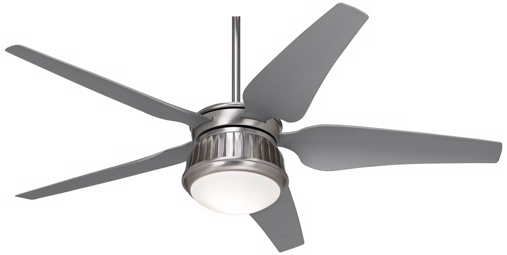 52" Possini Euro Prowler Steel Damp Rated Ceiling Fan
