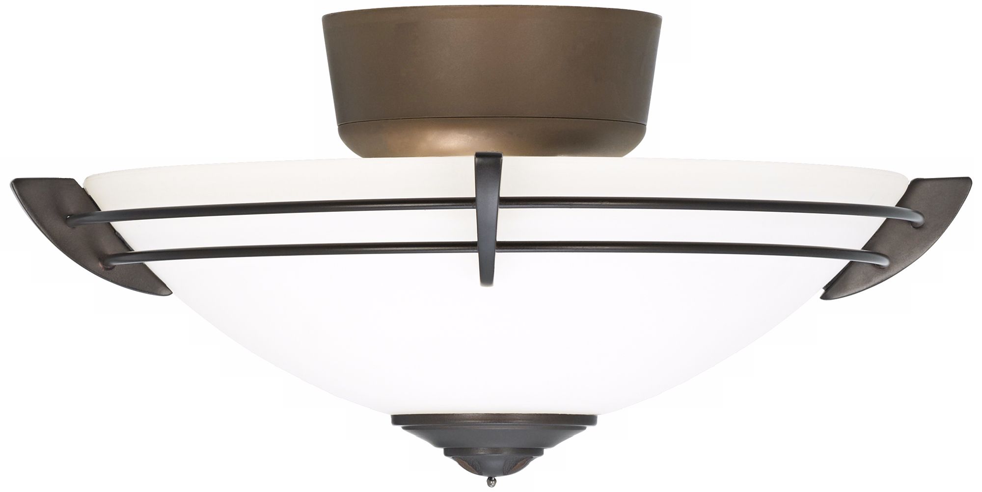 Oil-Rubbed Bronzel Frosted Glass Ceiling Fan Light Kit