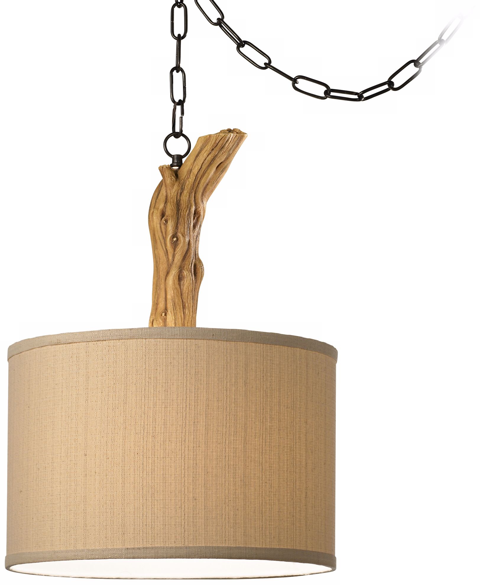 National Geographic Driftwood Pendant Swag Light