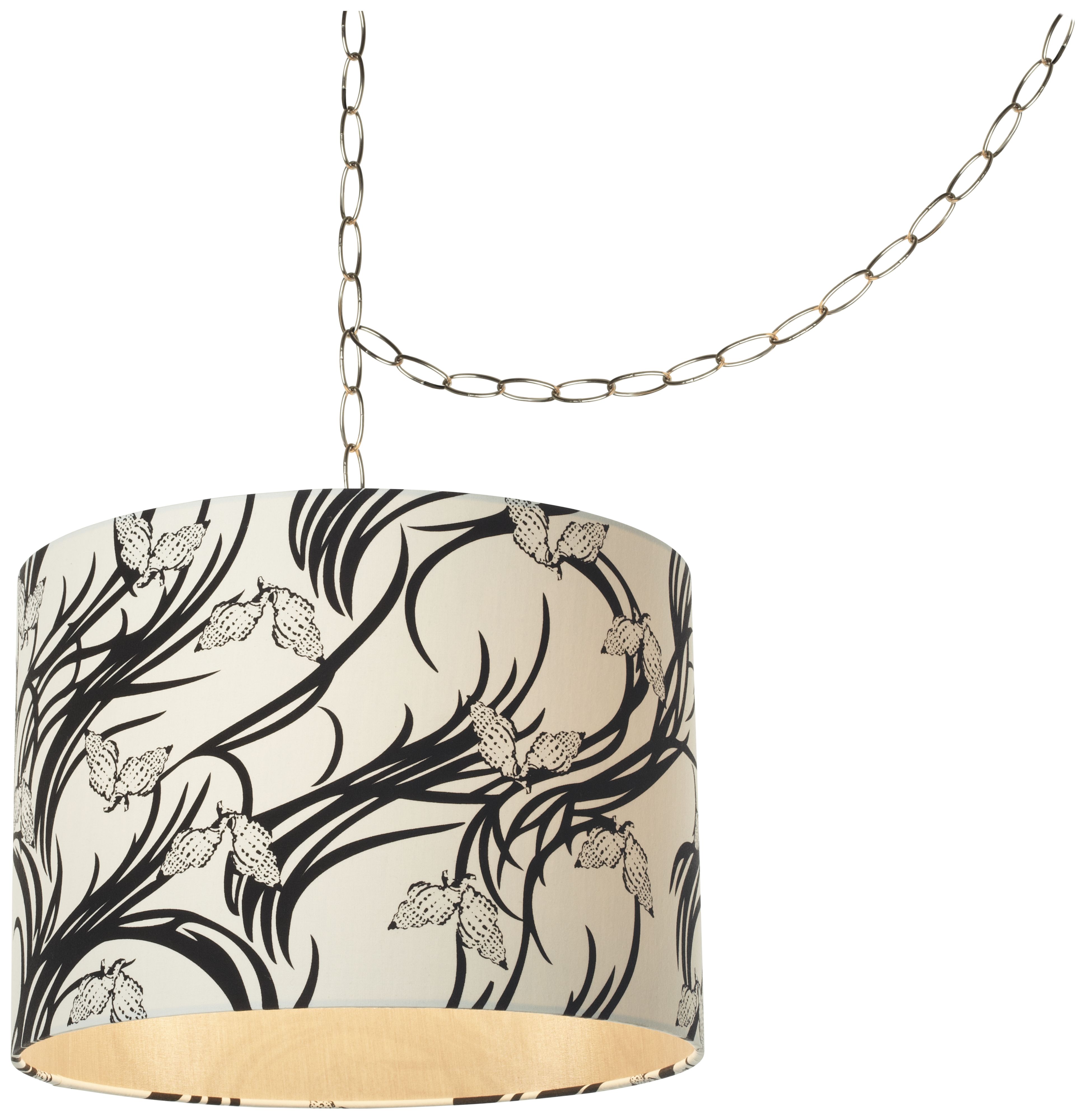 Coco Beach 14" Wide Brushed Nickel Pendant Swag Light