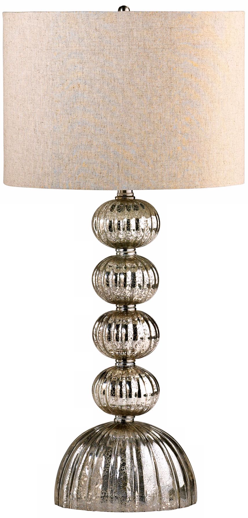 Cardinal Mirrored Glass Table Lamp