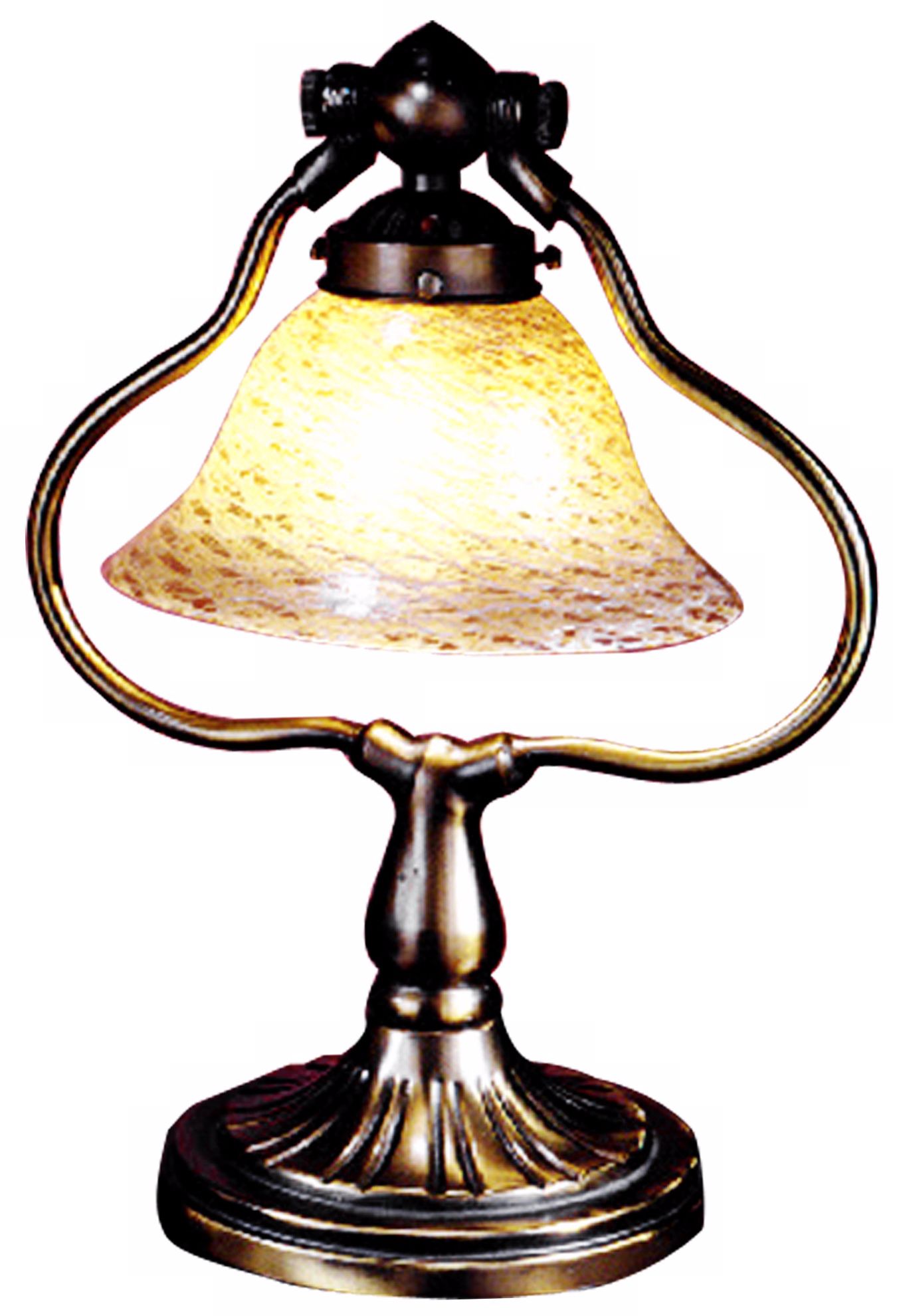 Luster Gold Bell Dale Tiffany Accent Lamp