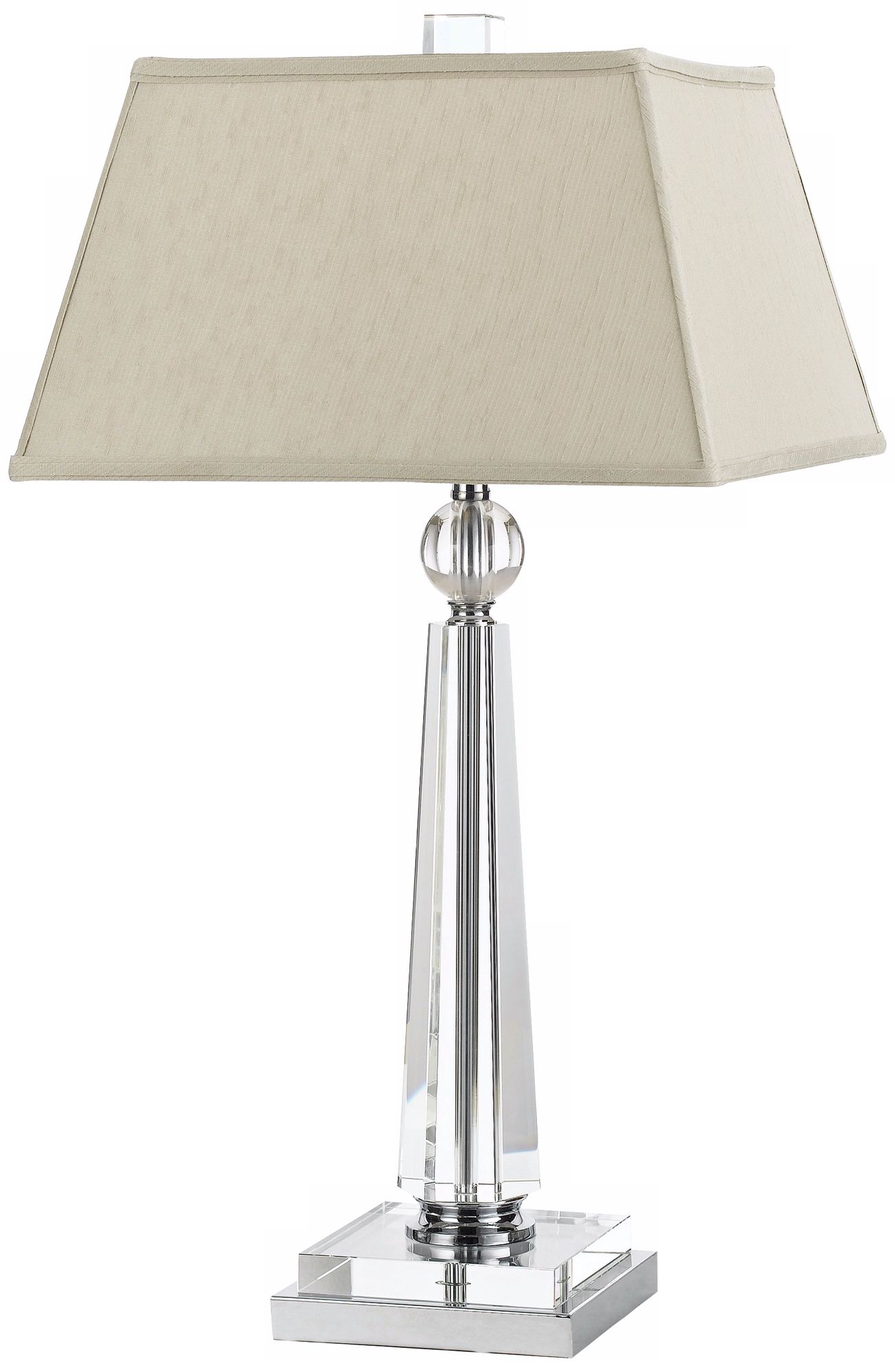 Candice Olson Cluny with Cream Shade Table Lamp