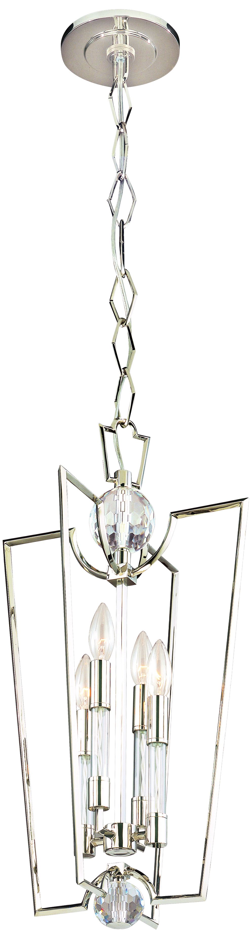 Hudson Valley Waterloo 25 3/4" High Polished Nickel Pendant