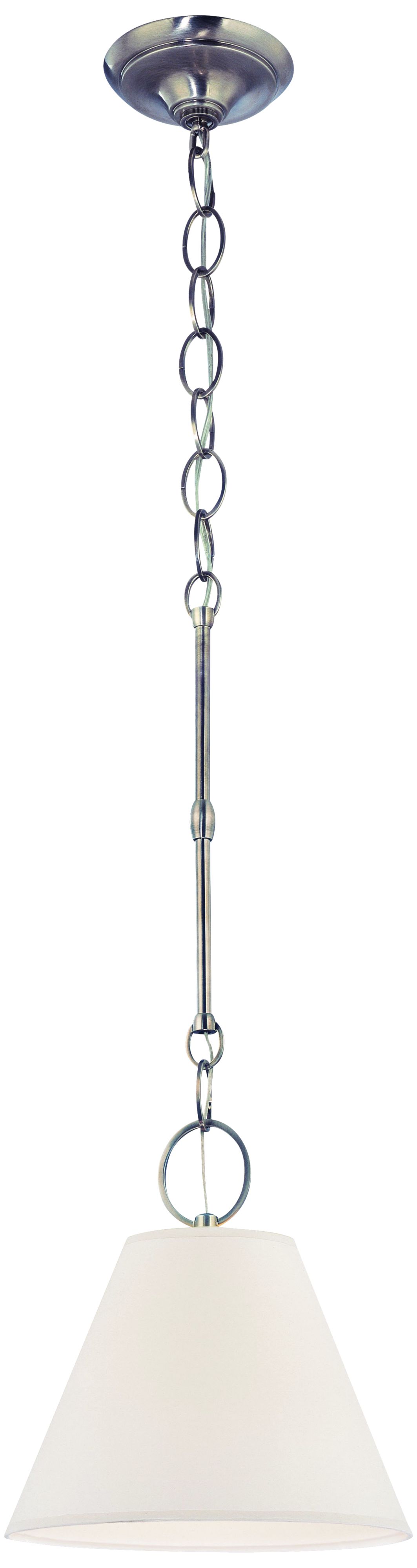 Hudson Valley Altamont 12 1/4" Wide Historic Nickel Pendant