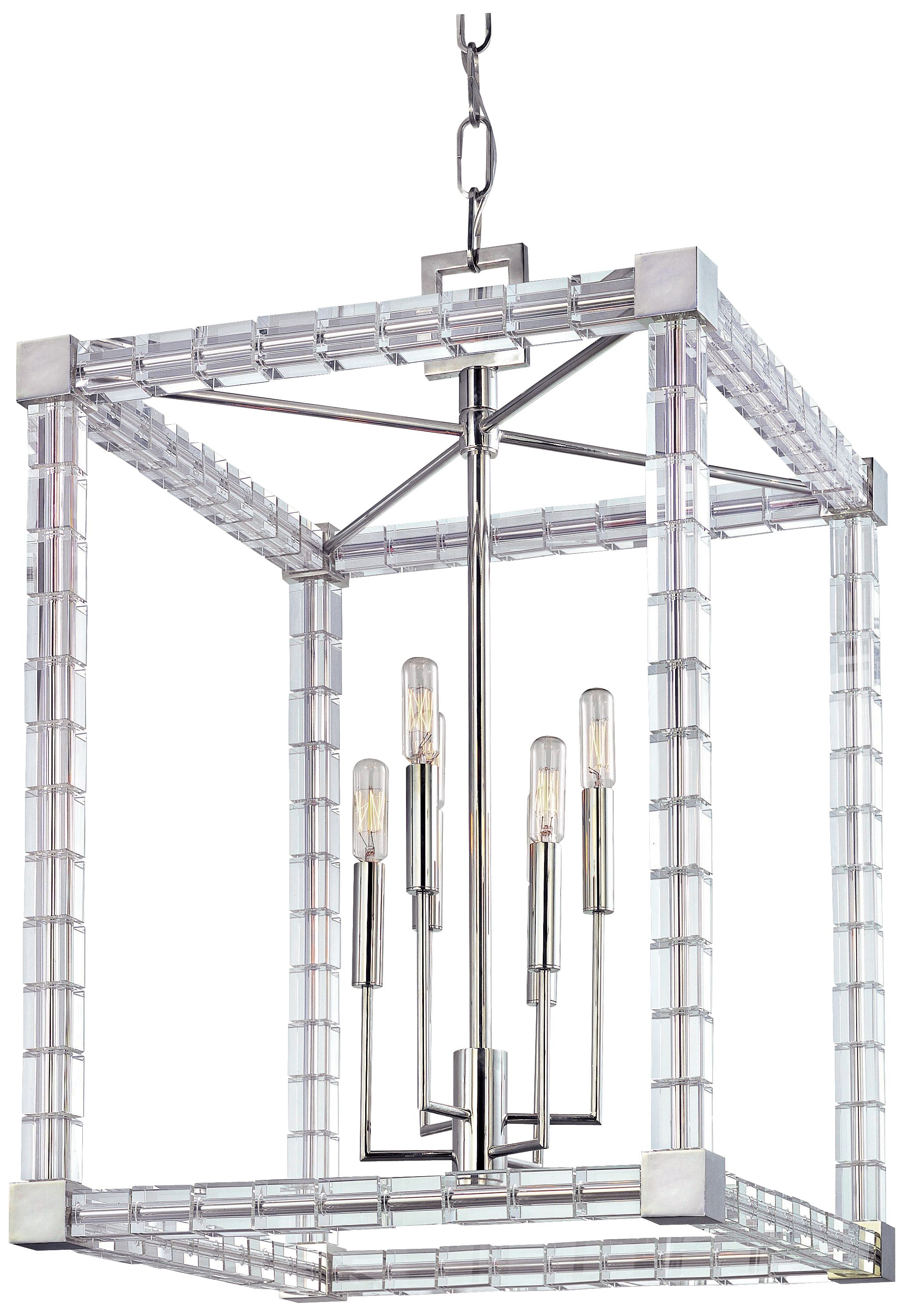 Hudson Valley Alpine 18 1/2" Wide Polished Nickel Chandelier