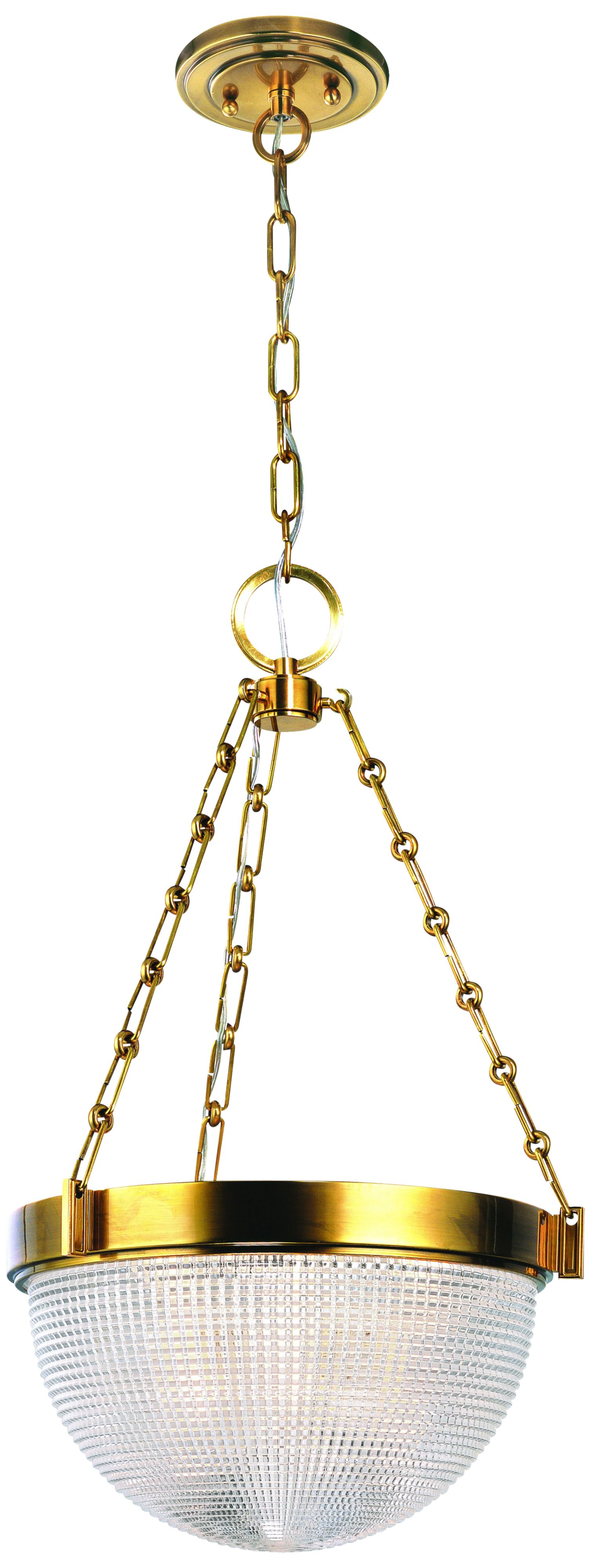 Hudson Valley Winfield 15 3/4" Wide Aged Brass Pendant Light