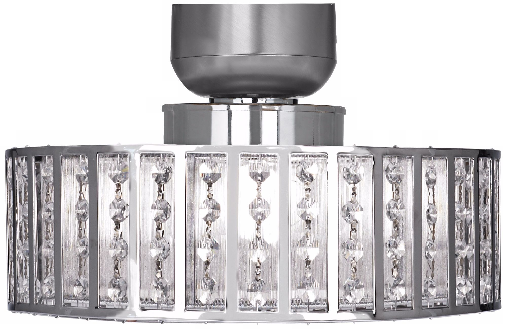 Possini Chrome and Cyrstal Strands Light Kit