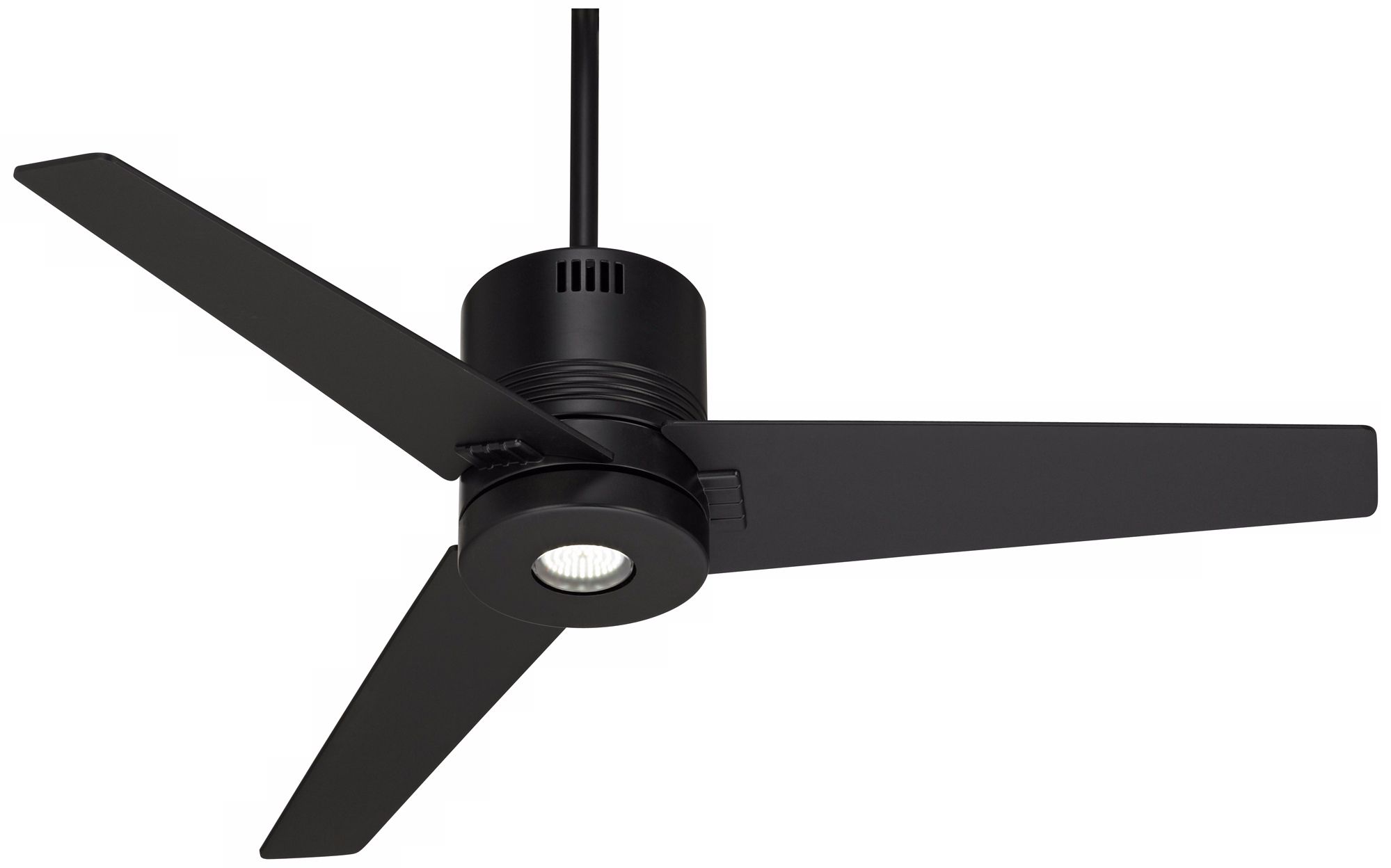 44" Casa Metro LED Energy Efficient Matte Black Ceiling Fan