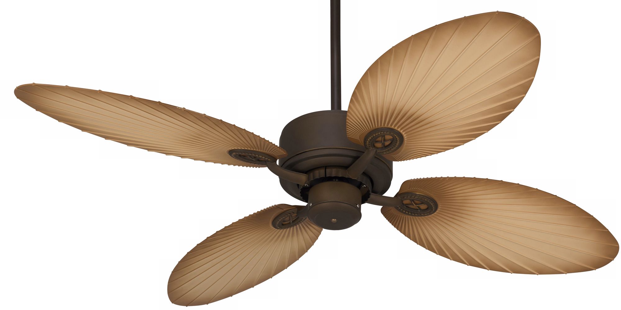 52" Casa Vieja Aerostat Palm Bronze Outdoor Ceiling Fan