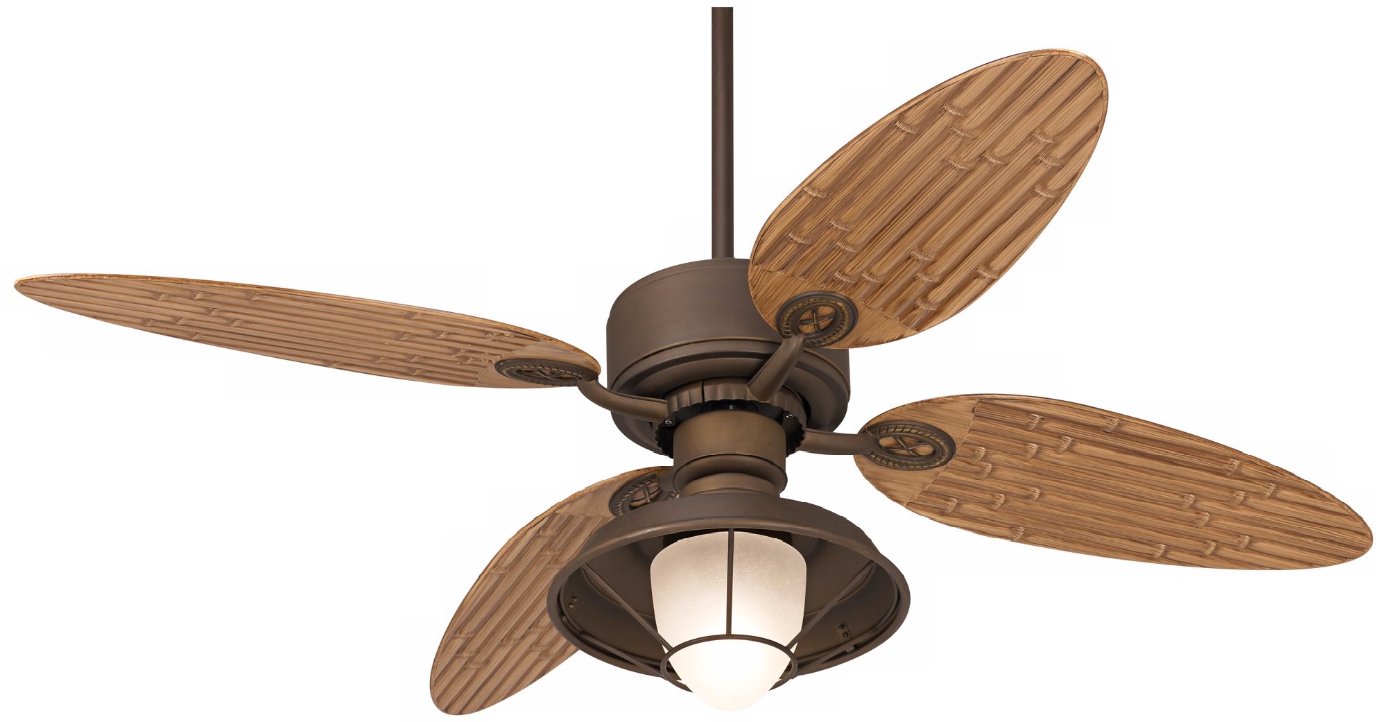 52" Casa Vieja Aerostat Bamboo Outdoor Ceiling Fan