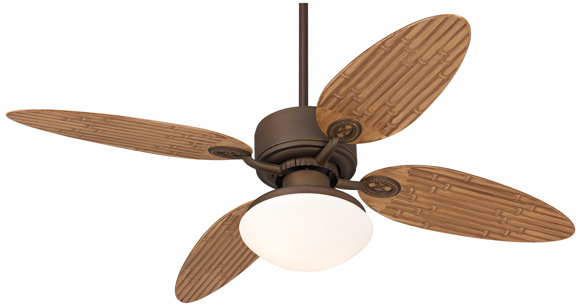 52" Casa Vieja Aerostat Bamboo Blades Outdoor Ceiling Fan