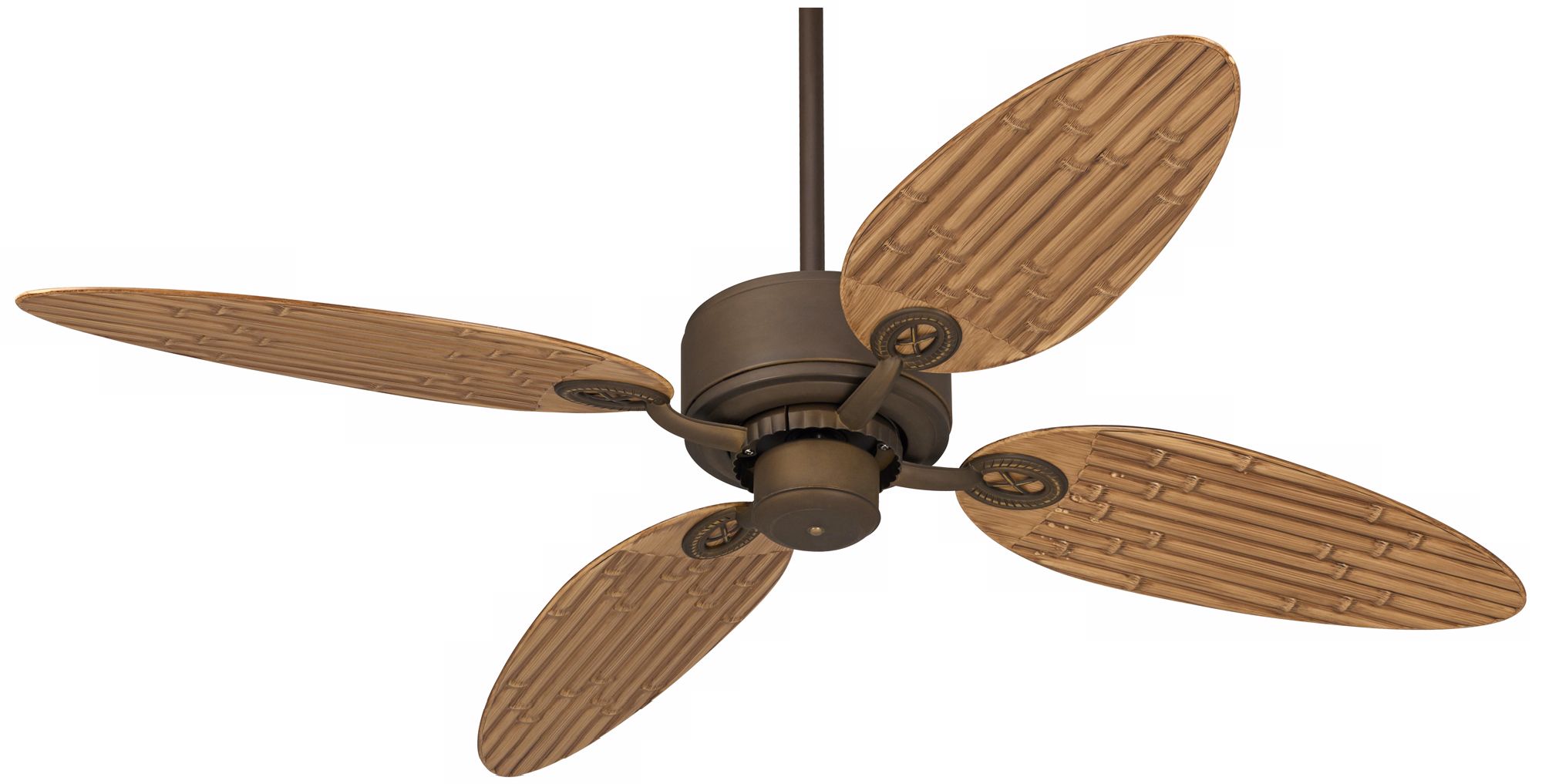 52" Casa Vieja Aerostat Bamboo Bronze Outdoor Ceiling Fan