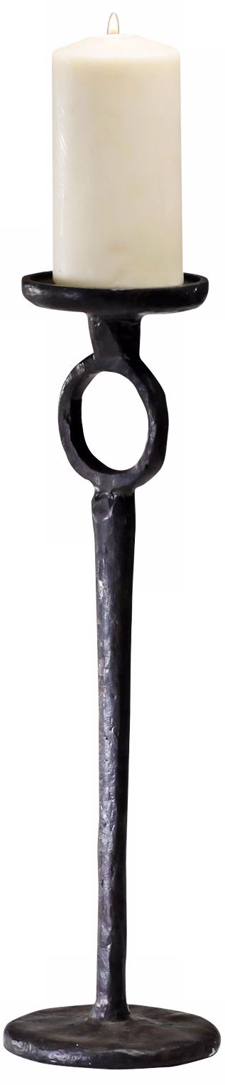 Medium Duke Rust Iron Candle Holder