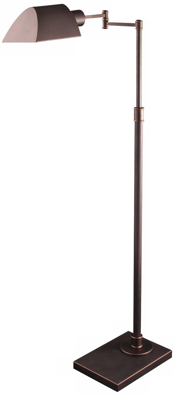 Orland Mission Bronze Adjustable Pharmacy Floor Lamp