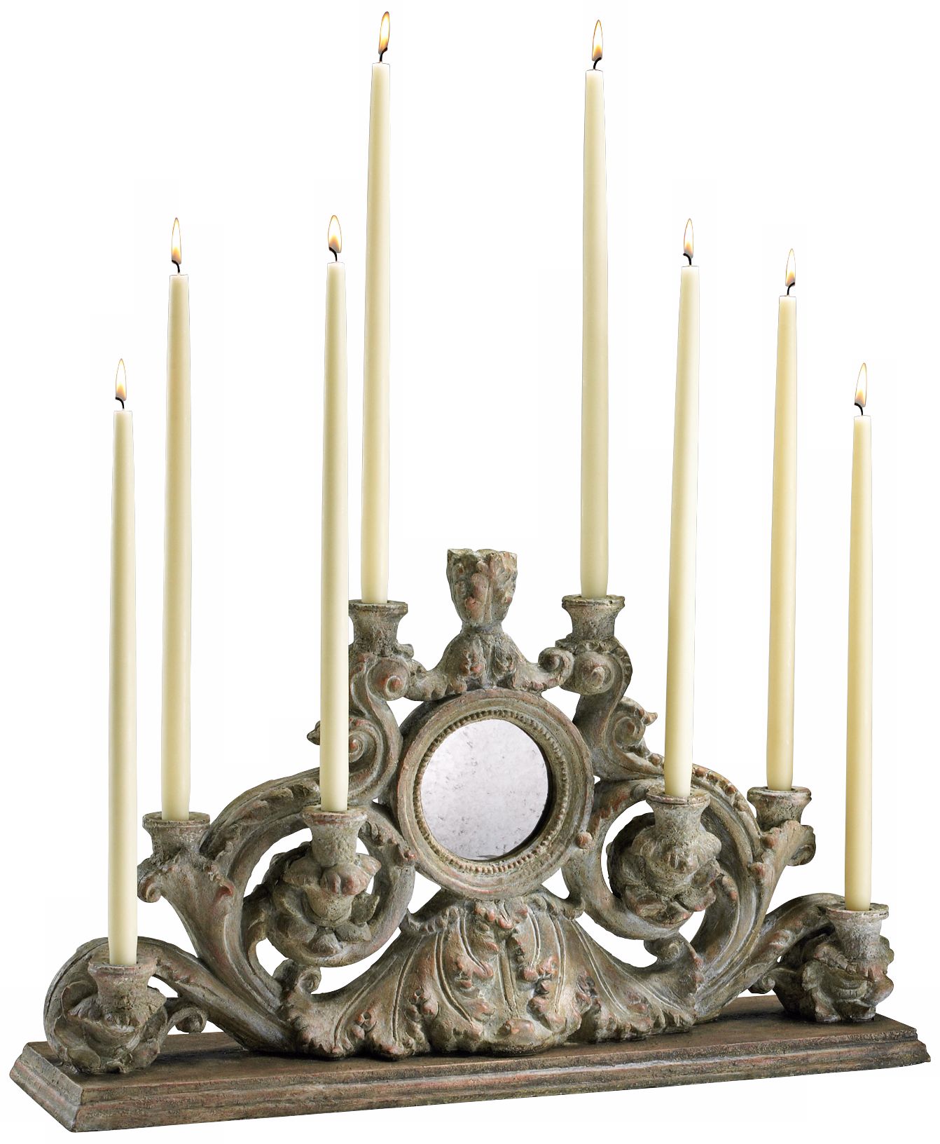 European Washed Ash Taper Candle Holder