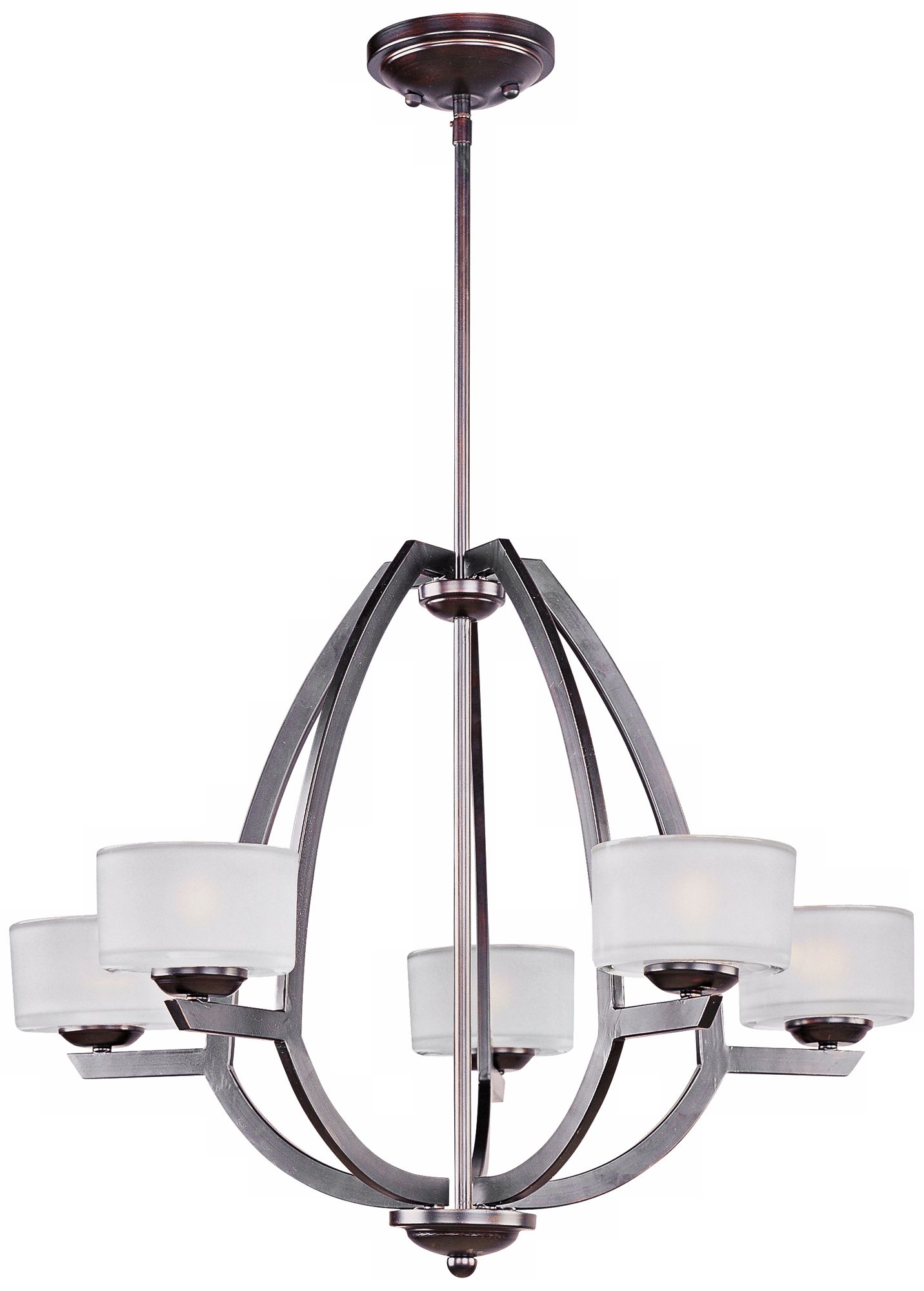 ET2 Vortex 26 3/4" Wide 5-Light Bronze Pendant Light