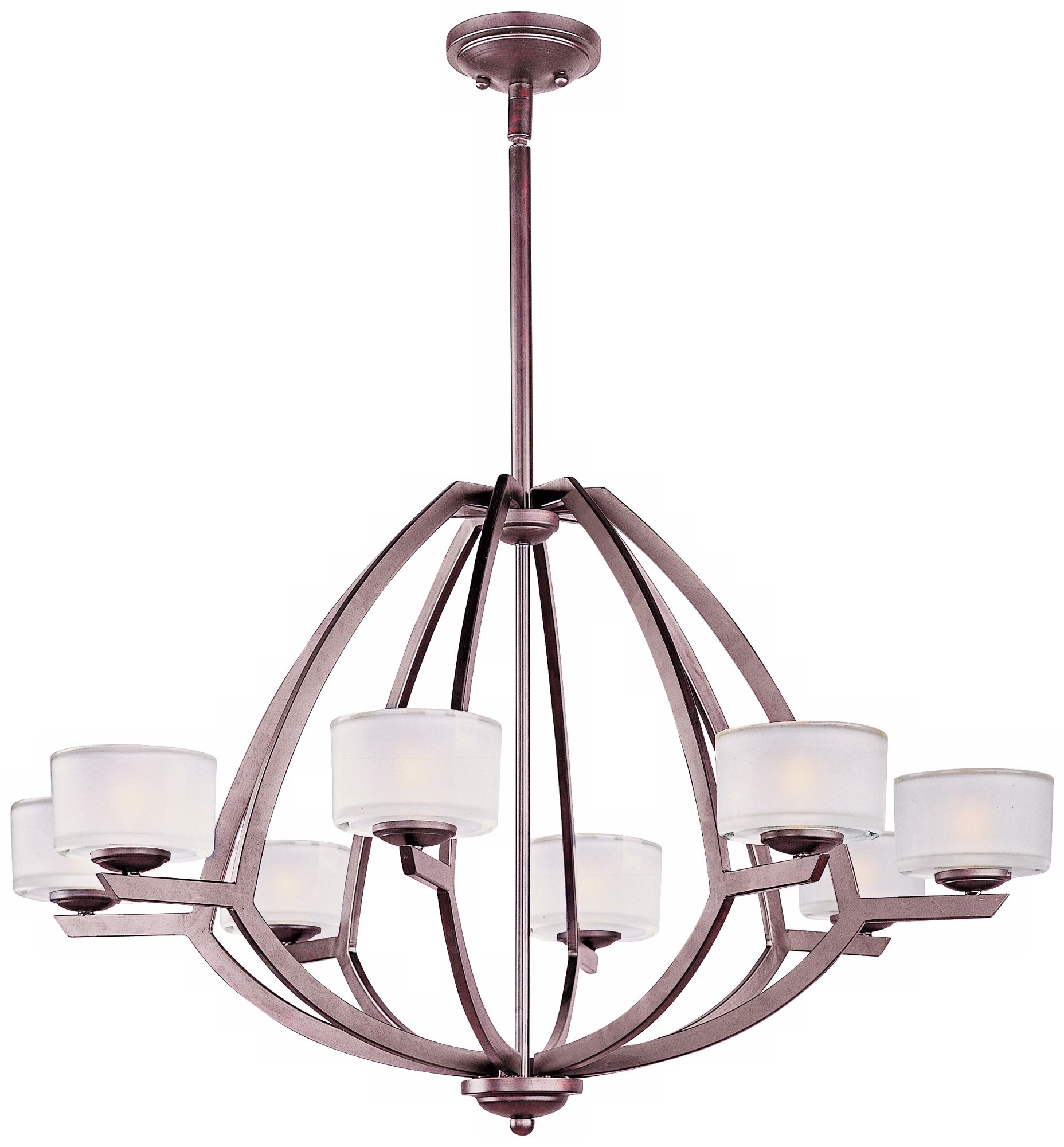 ET2 Vortex 35" Wide 8-Light Oil-Rubbed Bronze Pendant Light