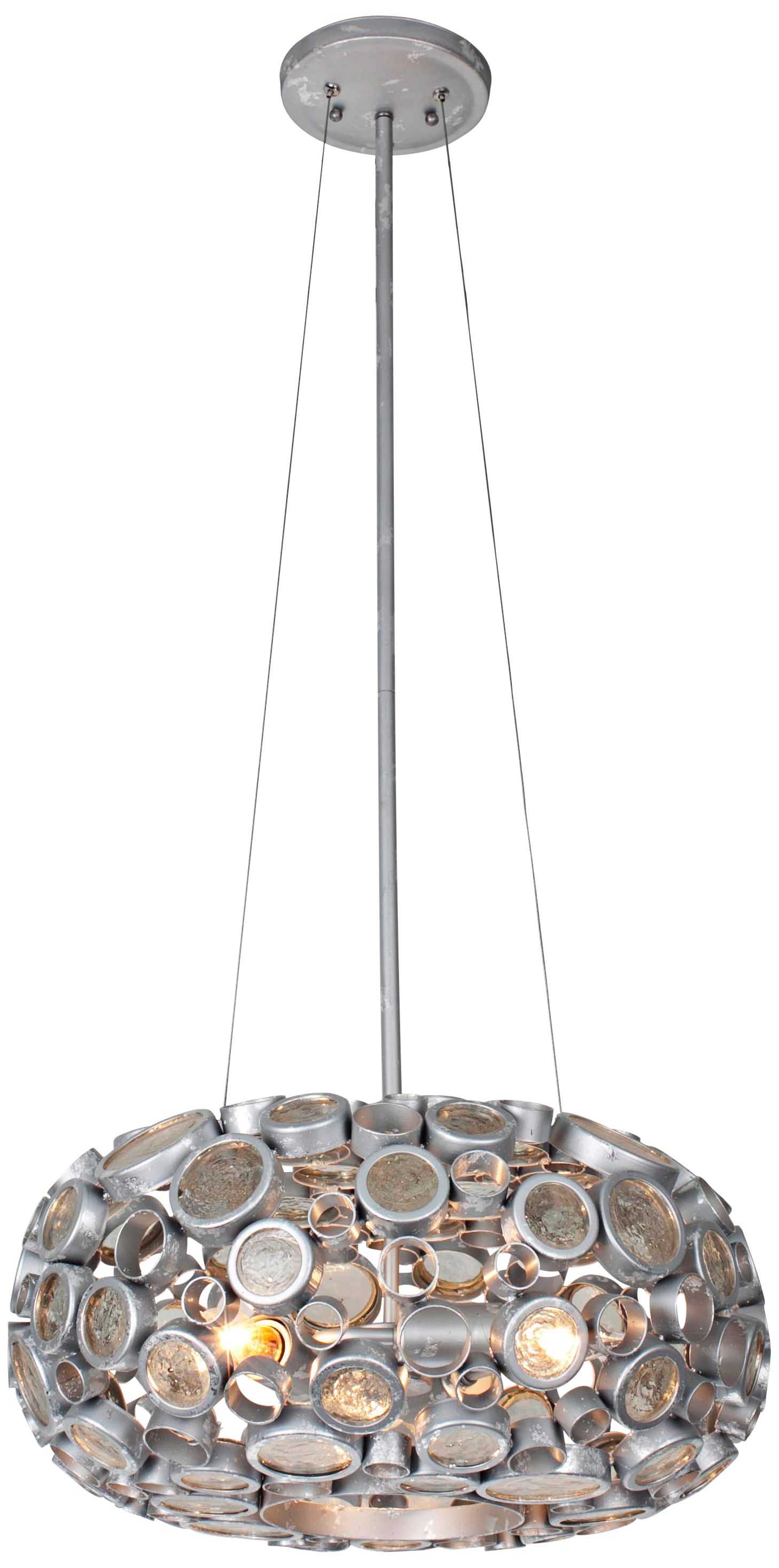 Varaluz Fascination Nevada 18" Reclaimed Glass Chandelier