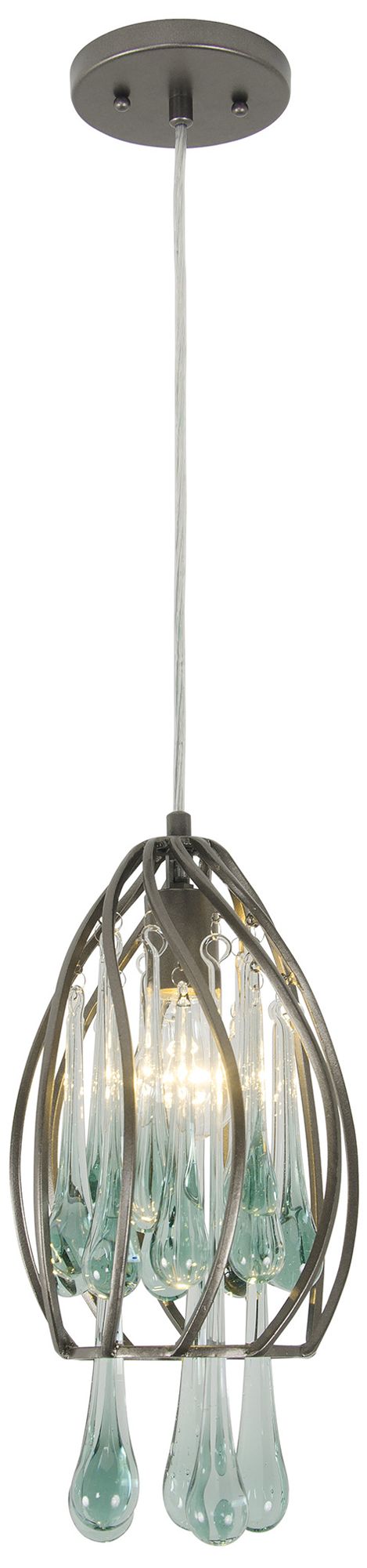 Varaluz Area 51 Recycled Glass Mini Pendant Light